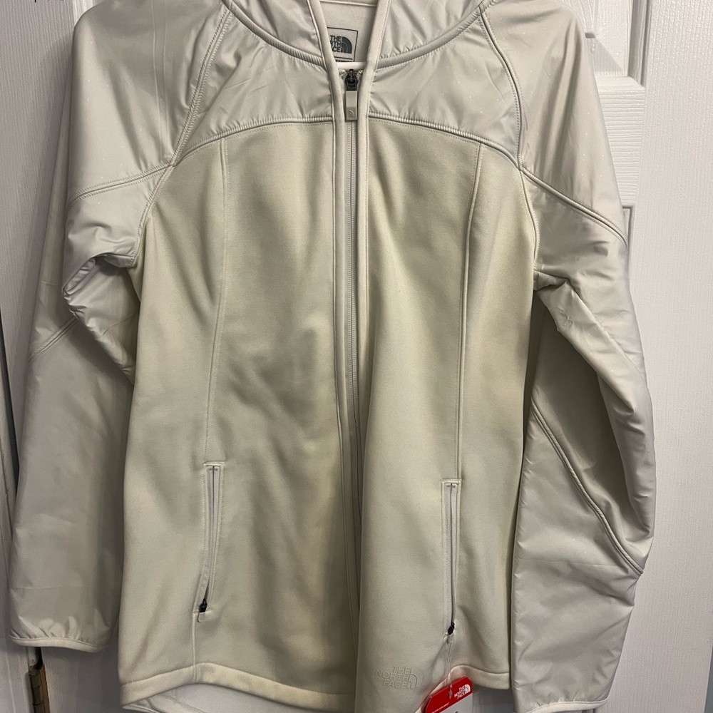 The North Face Women's Cream Hooded Utility Jacket